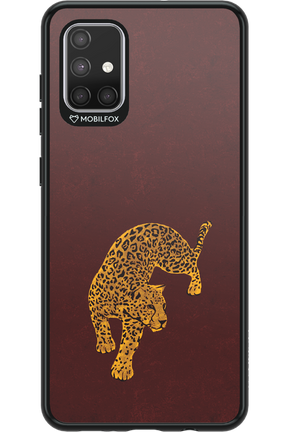 Burgundy Leopard - Samsung Galaxy A71