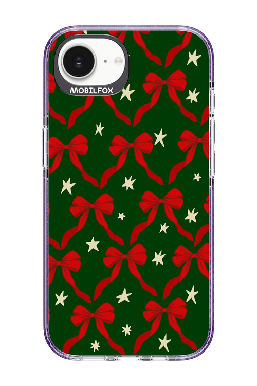 Bow & Stars (Green) - Apple iPhone 16e