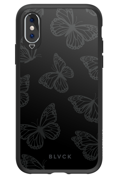 Black Butterflies - Apple iPhone X