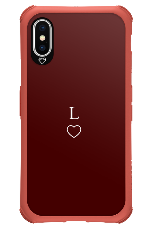L Burgundia - Apple iPhone XS