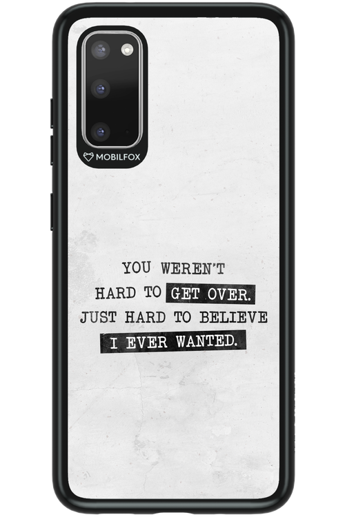 Hard to Believe 2.0 - Samsung Galaxy S20
