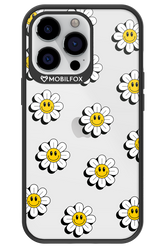 Smiley Flowers Transparent - Apple iPhone 13 Pro