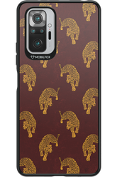 Burgundy Leopard Pattern - Xiaomi Redmi Note 10 Pro