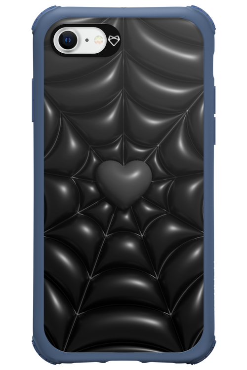 Black Spider Heart - Apple iPhone SE 2022