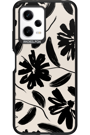 Monochrome Flowerss 2.0 - Xiaomi Redmi Note 12 5G