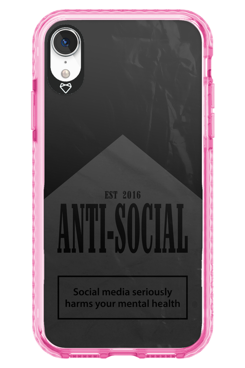 ANTI-SOCIAL (BLVCK) 2.0 - Apple iPhone XR
