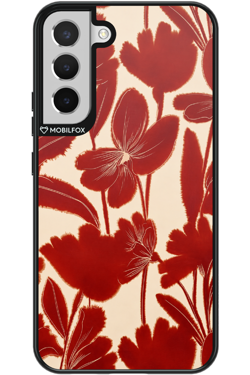 Burgundy Flowers 2.0 - Samsung Galaxy S22+