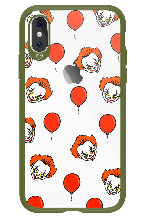 Mystery Clown (Transparent) - Apple iPhone X