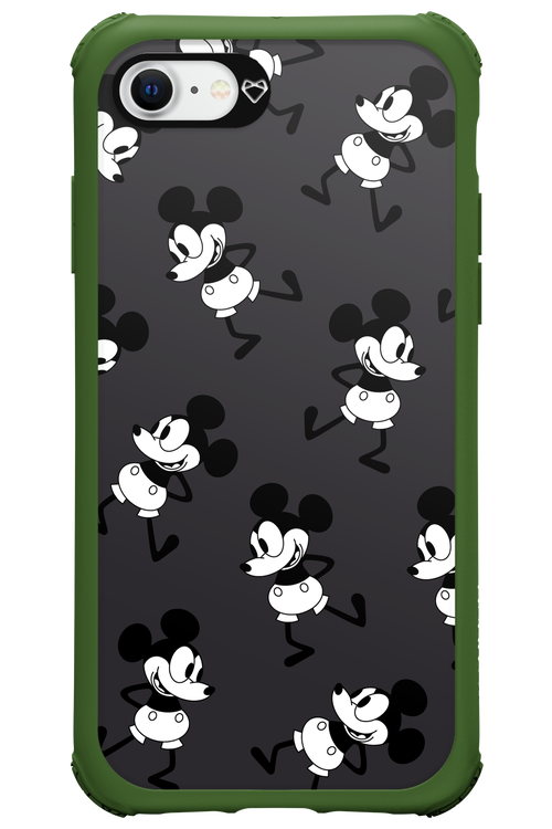 Iconic Mouse (antracite pattern) - Apple iPhone 8