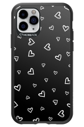 Monochrome Hearts 2.0 - Apple iPhone 11 Pro
