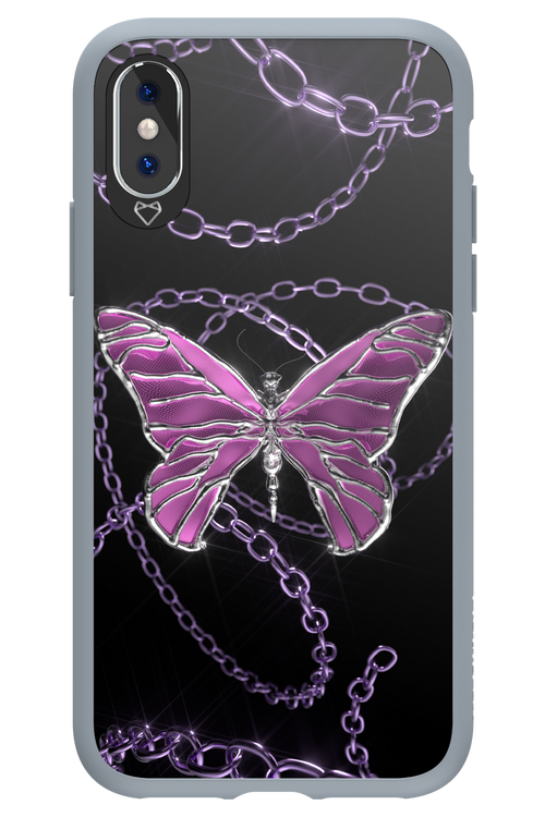 Butterfly Necklace - Apple iPhone XS