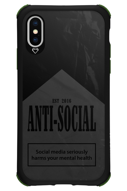 ANTI-SOCIAL (BLVCK) 2.0 - Apple iPhone X