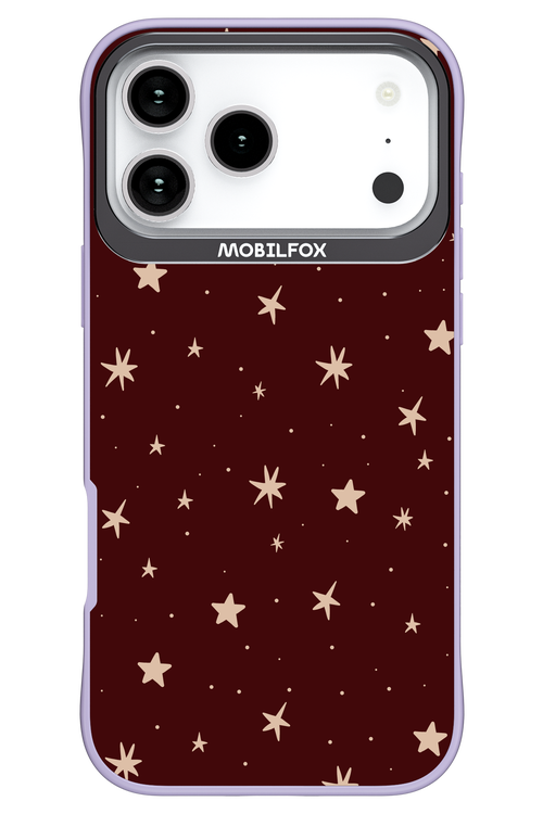 Burgundy Stars - Apple iPhone 17 Pro Max