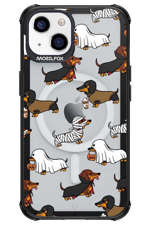 Scary Dachshund (Transparent) - Apple iPhone 13