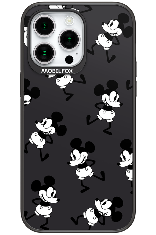 Iconic Mouse (antracite pattern) - Apple iPhone 15 Pro Max