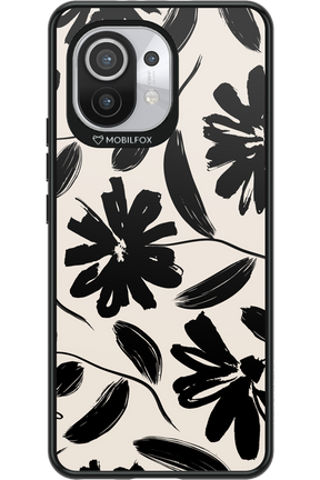 Monochrome Flowerss - Xiaomi Mi 11 5G