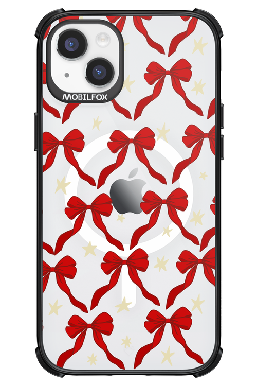 Bow & Stars (Transparent) - Apple iPhone 14 Plus
