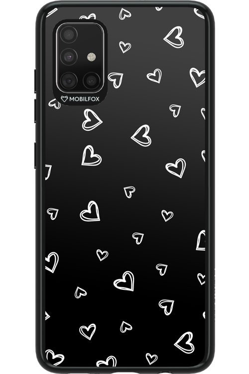 Monochrome Hearts 2.0 - Samsung Galaxy A51