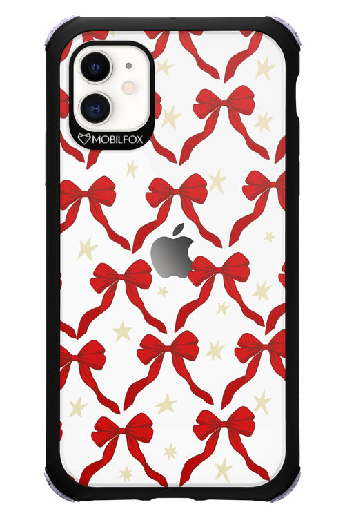 Bow & Stars (Transparent) - Apple iPhone 11