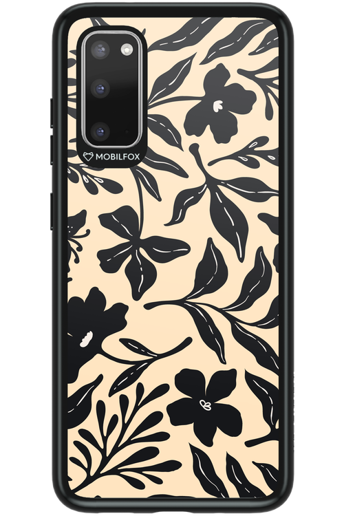 Black Flowers 2.0 - Samsung Galaxy S20
