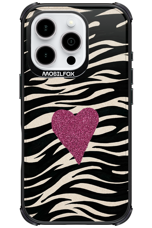Zebra Heart 2.0 - Apple iPhone 16 Pro