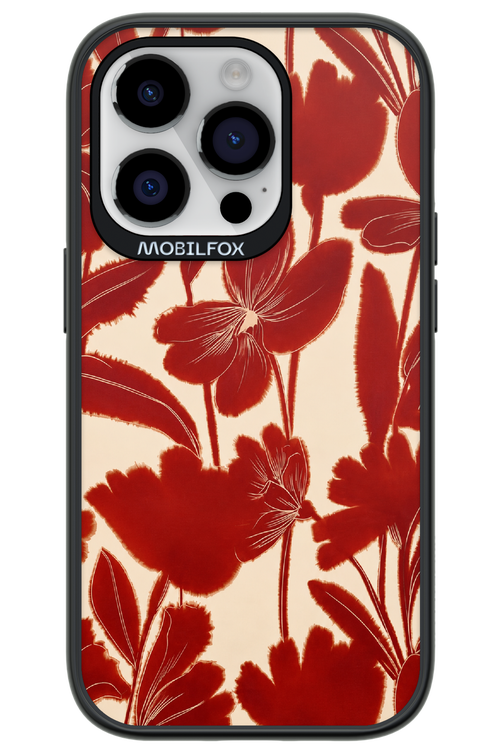Burgundy Flowers 2.0 - Apple iPhone 14 Pro