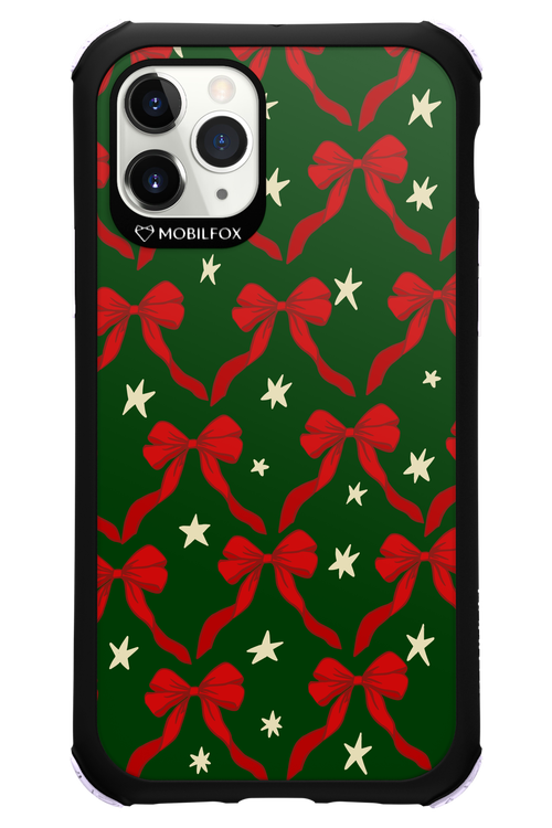 Bow & Stars (Green) - Apple iPhone 11 Pro