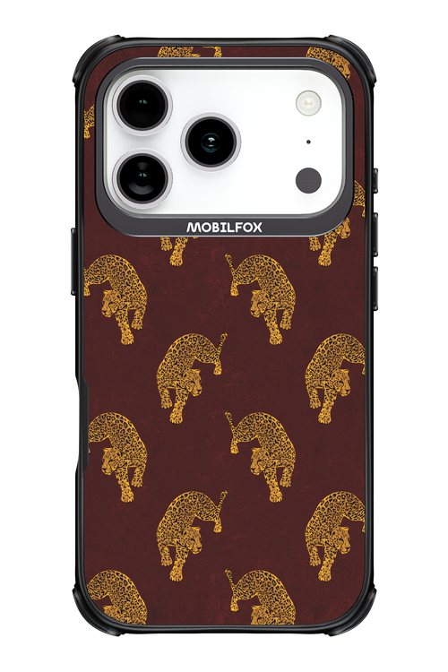 Burgundy Leopard Pattern - Apple iPhone 17 Pro