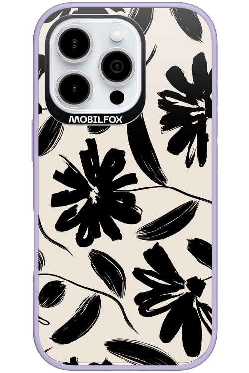 Monochrome Flowerss 2.0 - Apple iPhone 16 Pro