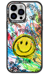 Crayon Smiley Colorful - Apple iPhone 13 Pro Max