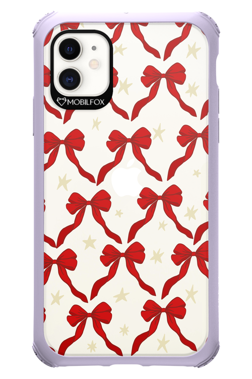Bow & Stars (Transparent) - Apple iPhone 11