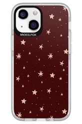 Burgundy Stars - Apple iPhone 13 Mini