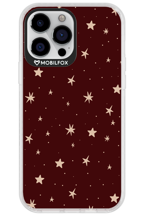 Burgundy Stars - Apple iPhone 13 Pro Max