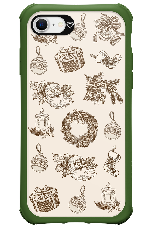 Christmas Paper - Apple iPhone 8