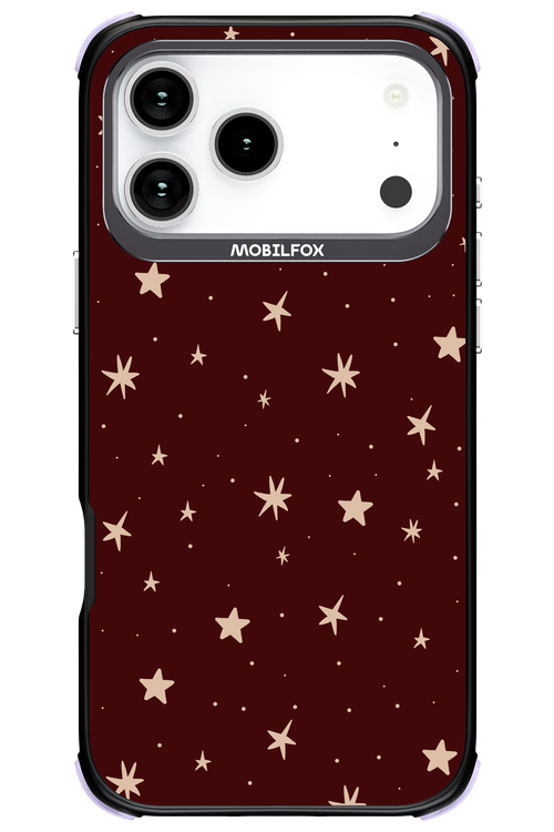 Burgundy Stars - Apple iPhone 17 Pro Max