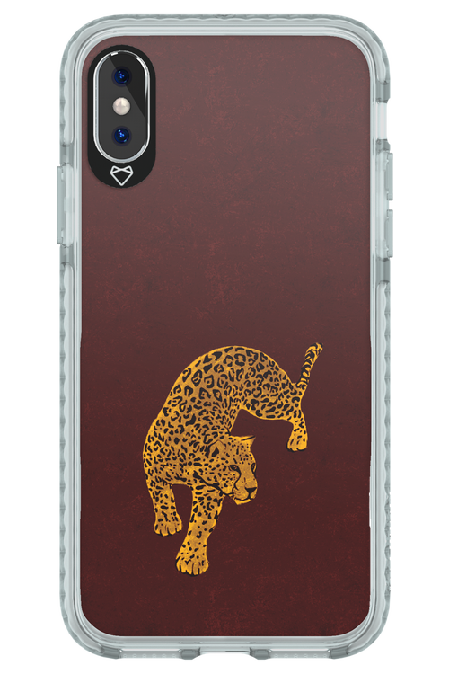 Burgundy Leopard - Apple iPhone XS