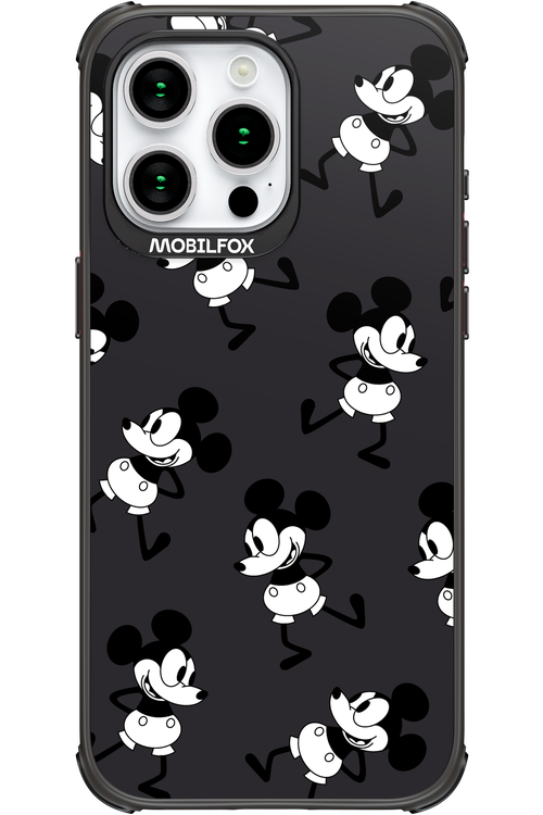Iconic Mouse (antracite pattern) - Apple iPhone 15 Pro Max