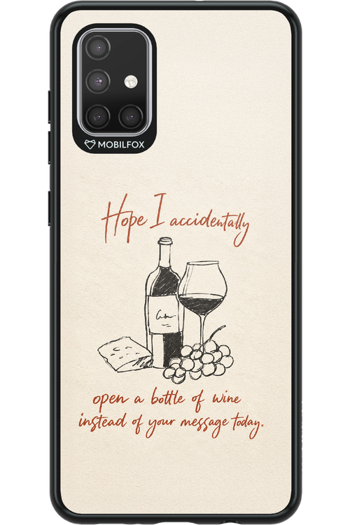 Bottle of wine 2.0 - Samsung Galaxy A71