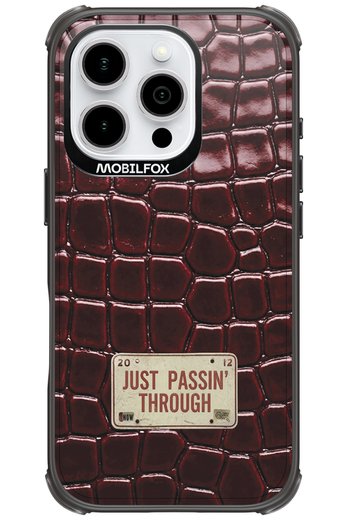 Just passin through 2.0 - Apple iPhone 16 Pro