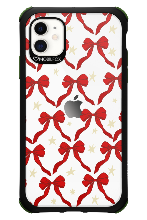 Bow & Stars (Transparent) - Apple iPhone 11