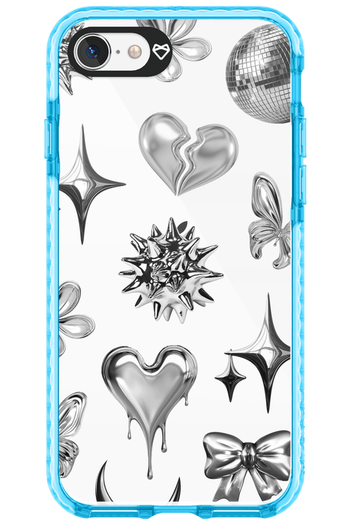 Silver Zone Transparent - Apple iPhone SE 2022