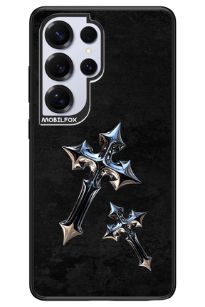 Chrome Crosses - Samsung S25 Ultra