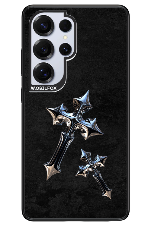 Chrome Crosses - Samsung S25 Ultra