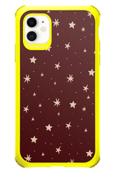 Burgundy Stars - Apple iPhone 11