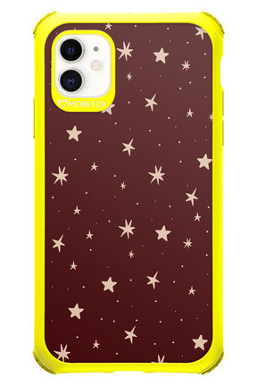Burgundy Stars - Apple iPhone 11