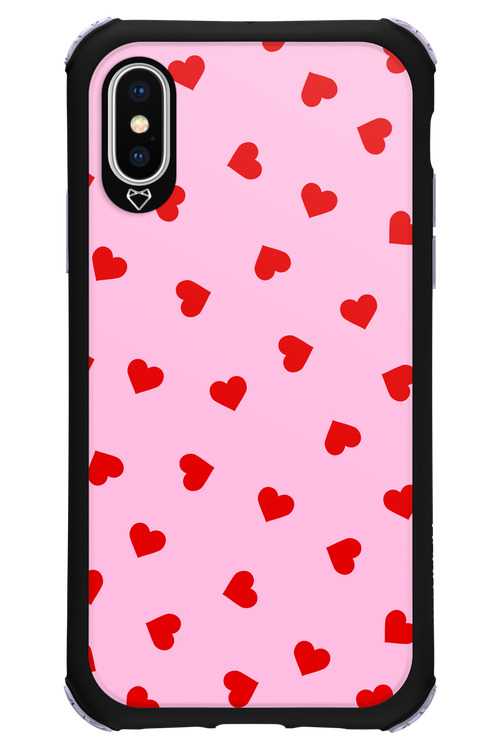 Sprinkle Heart Pink - Apple iPhone XS