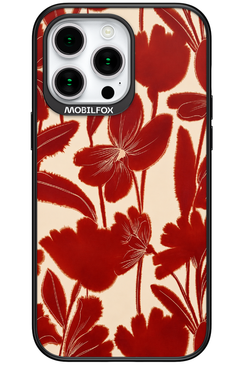 Burgundy Flowers 2.0 - Apple iPhone 15 Pro Max