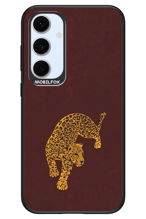 Burgundy Leopard - Samsung S24 FE