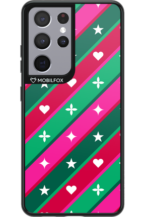 Christmas Stripes - Samsung Galaxy S21 Ultra