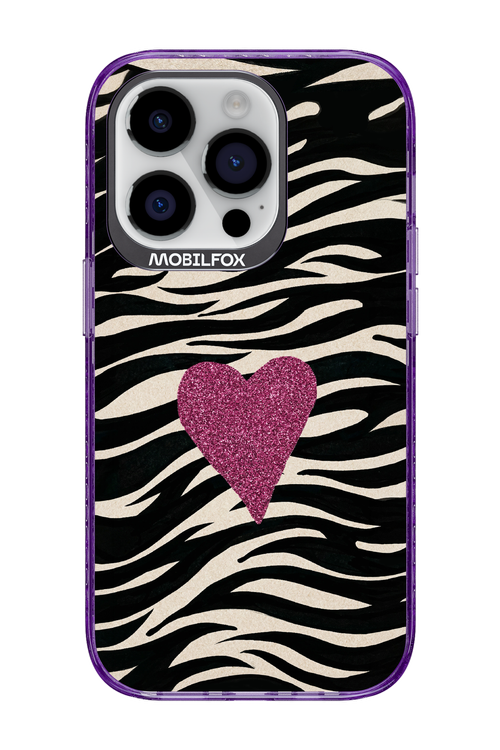 Zebra Heart 2.0 - Apple iPhone 14 Pro